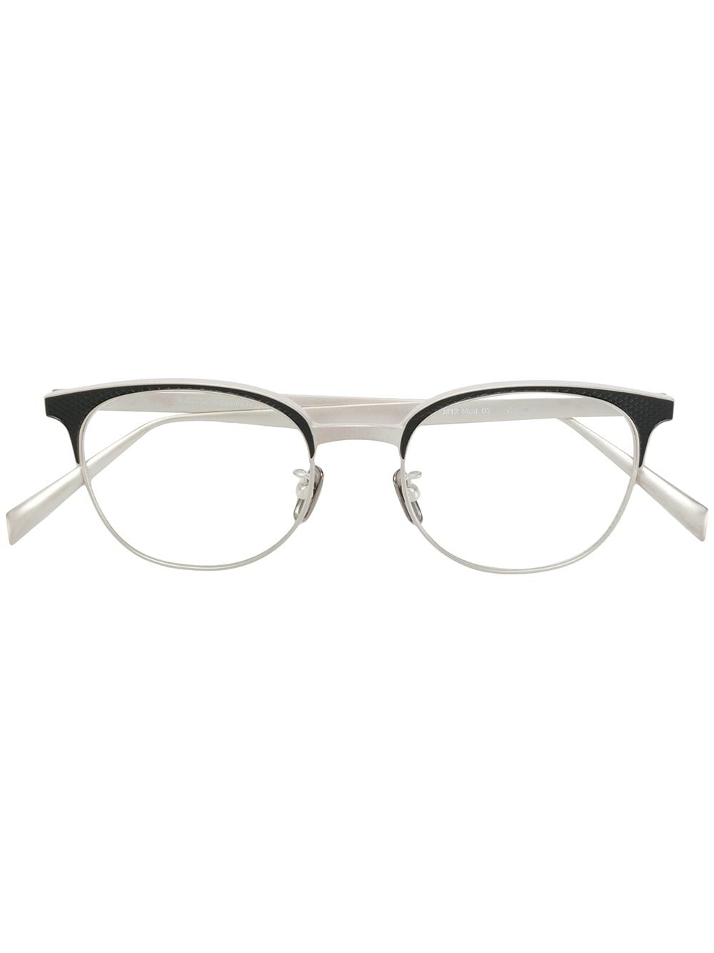 Lunor round frame glasses - Black von Lunor