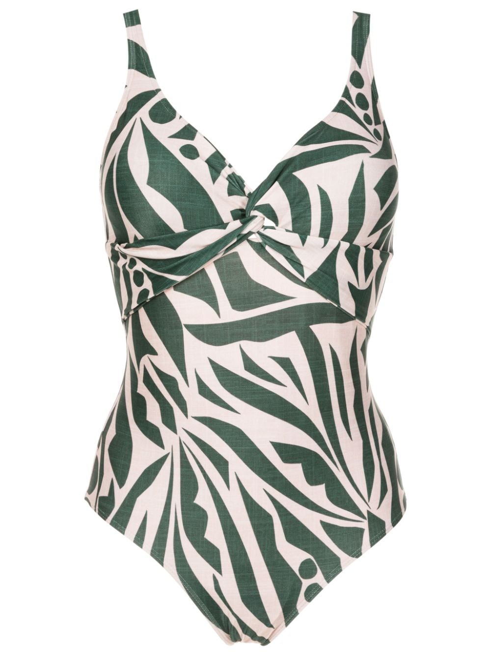 Lygia & Nanny Adriana abstract-print one-piece - Green von Lygia & Nanny