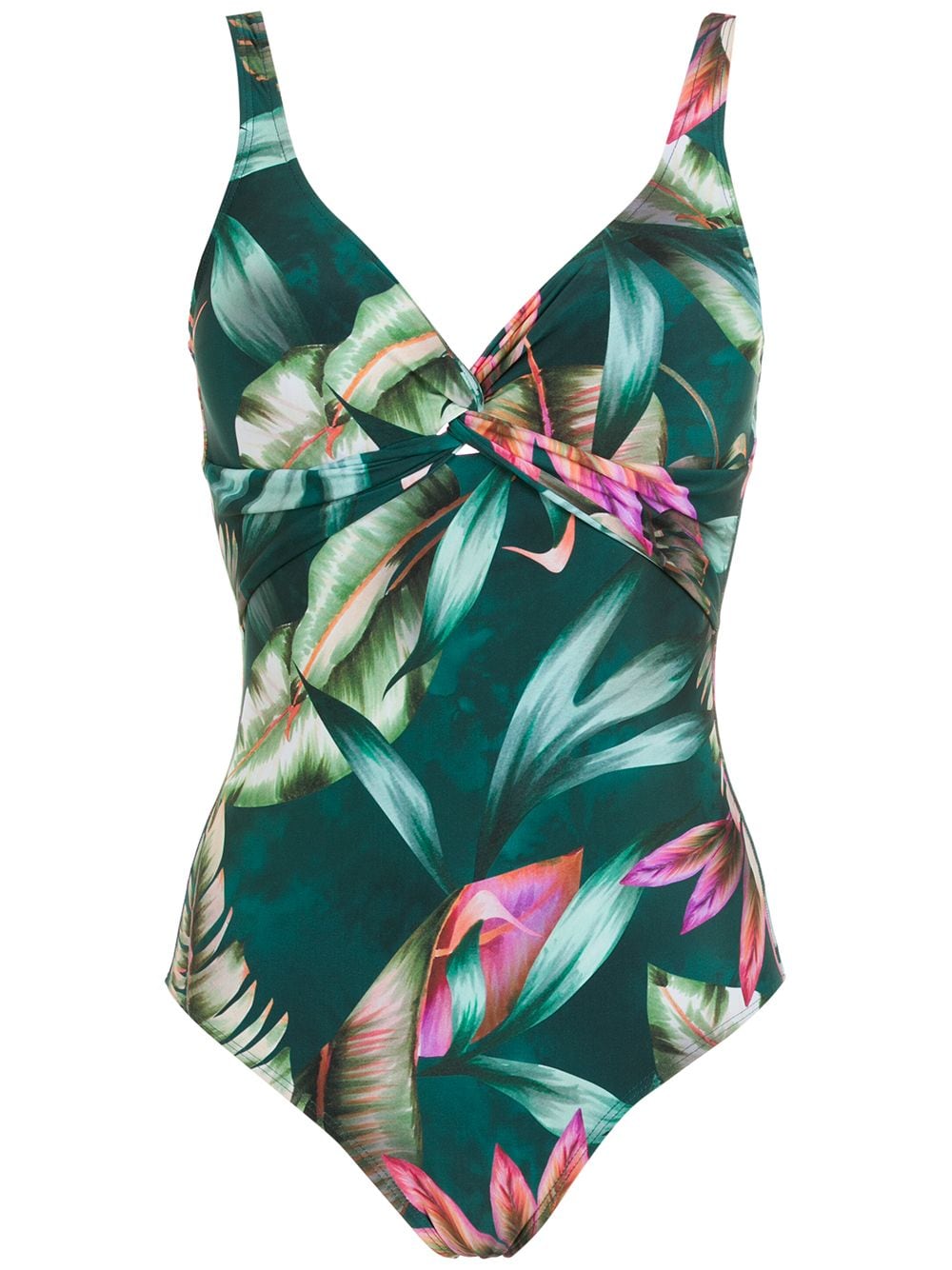 Lygia & Nanny Adriana leaf-print swimsuit - Green von Lygia & Nanny