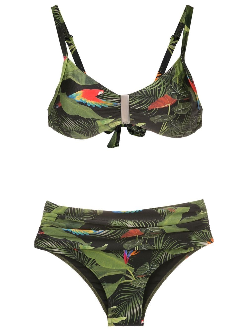 Lygia & Nanny Anne leaf-print bikini - Green von Lygia & Nanny