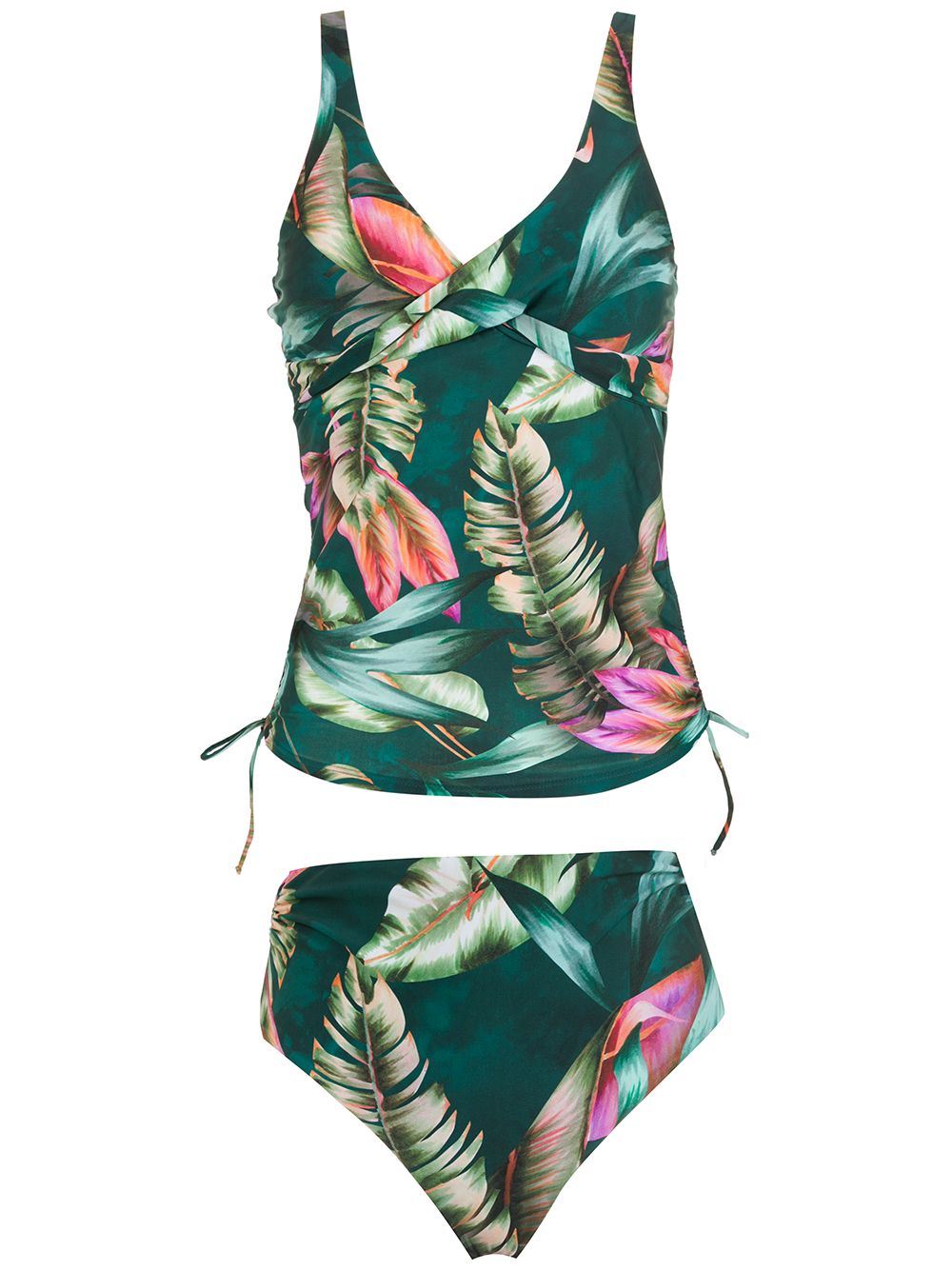 Lygia & Nanny Bruma leaf-print tankini - Green von Lygia & Nanny