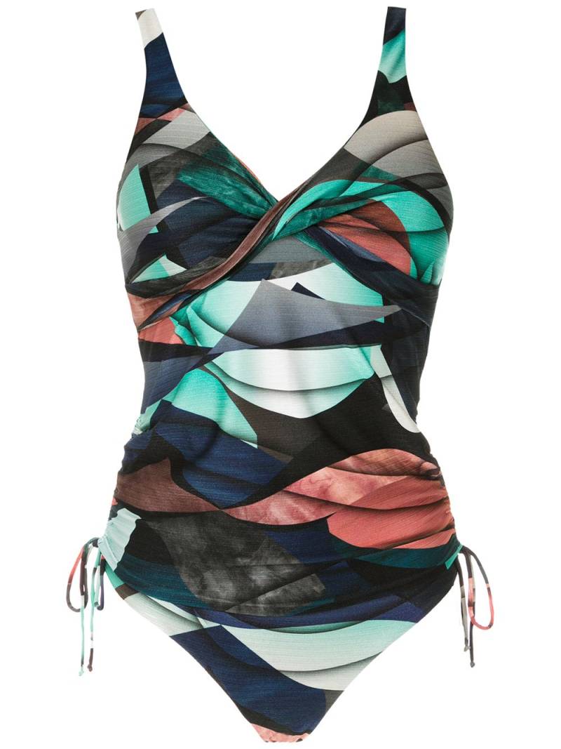 Lygia & Nanny Bruma printed tankini set - Blue von Lygia & Nanny