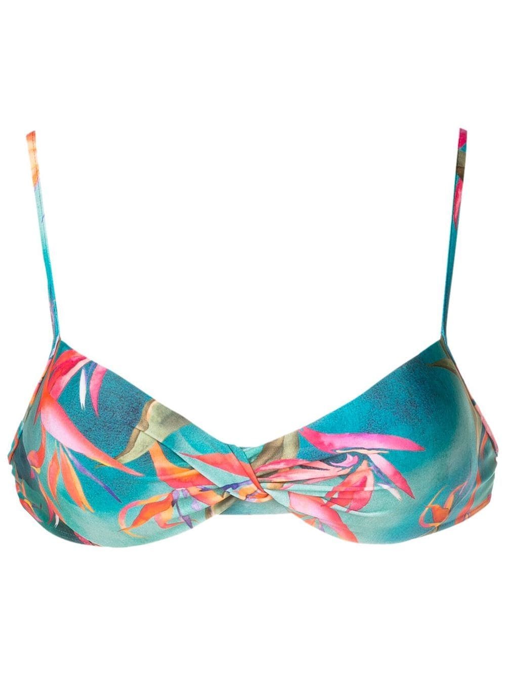 Lygia & Nanny Cassis printed bikini top - Blue von Lygia & Nanny