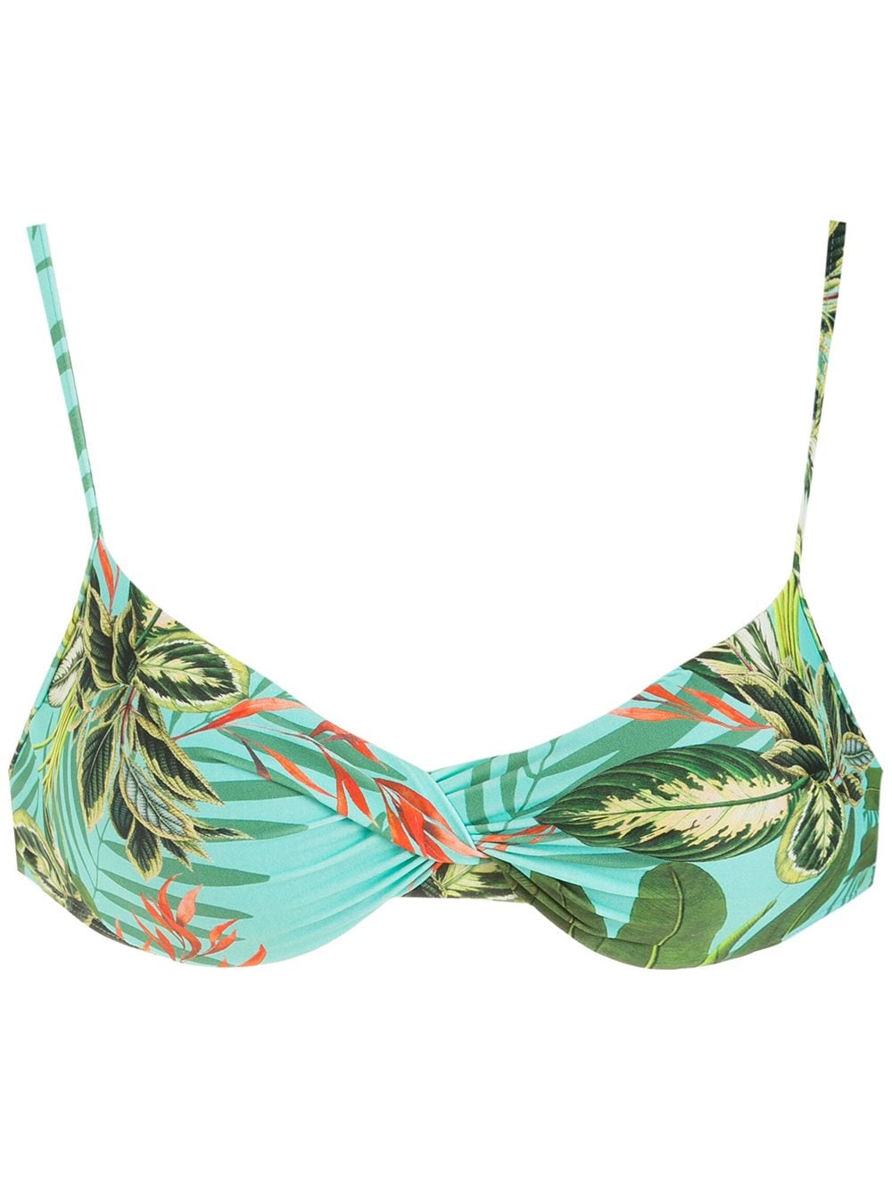 Lygia & Nanny Cassis tropical print bikini top - Green von Lygia & Nanny