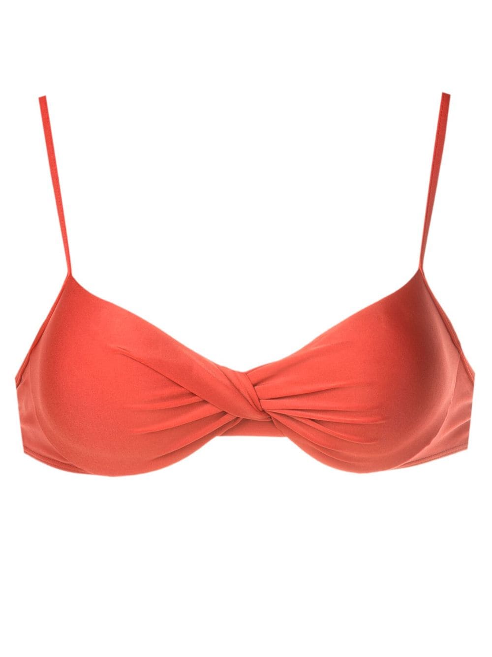 Lygia & Nanny Cassis twisted bikini top - Orange von Lygia & Nanny