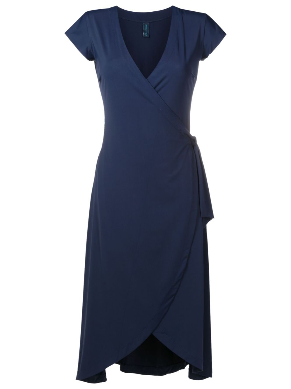 Lygia & Nanny Falcão tie-fastening midi dress - Blue von Lygia & Nanny