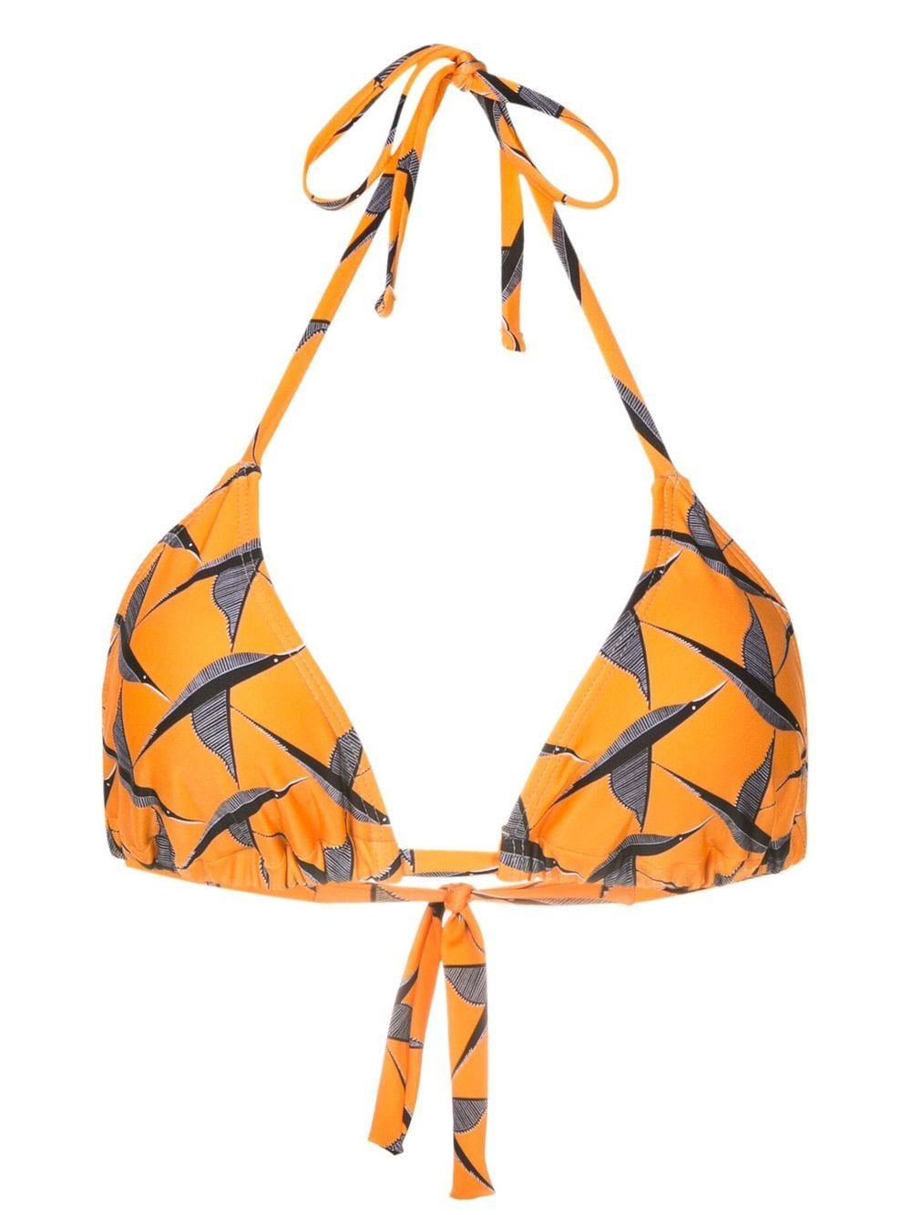 Lygia & Nanny Iasmim halterneck bikini top - Orange von Lygia & Nanny