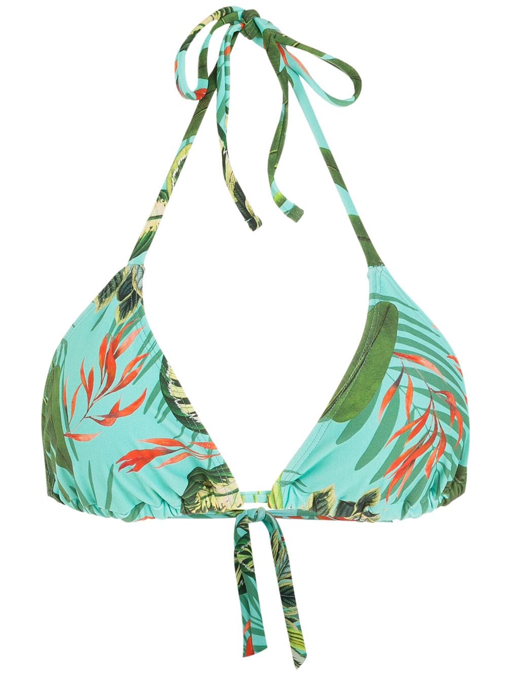 Lygia & Nanny Iasmin tropical print bikini top - Green von Lygia & Nanny