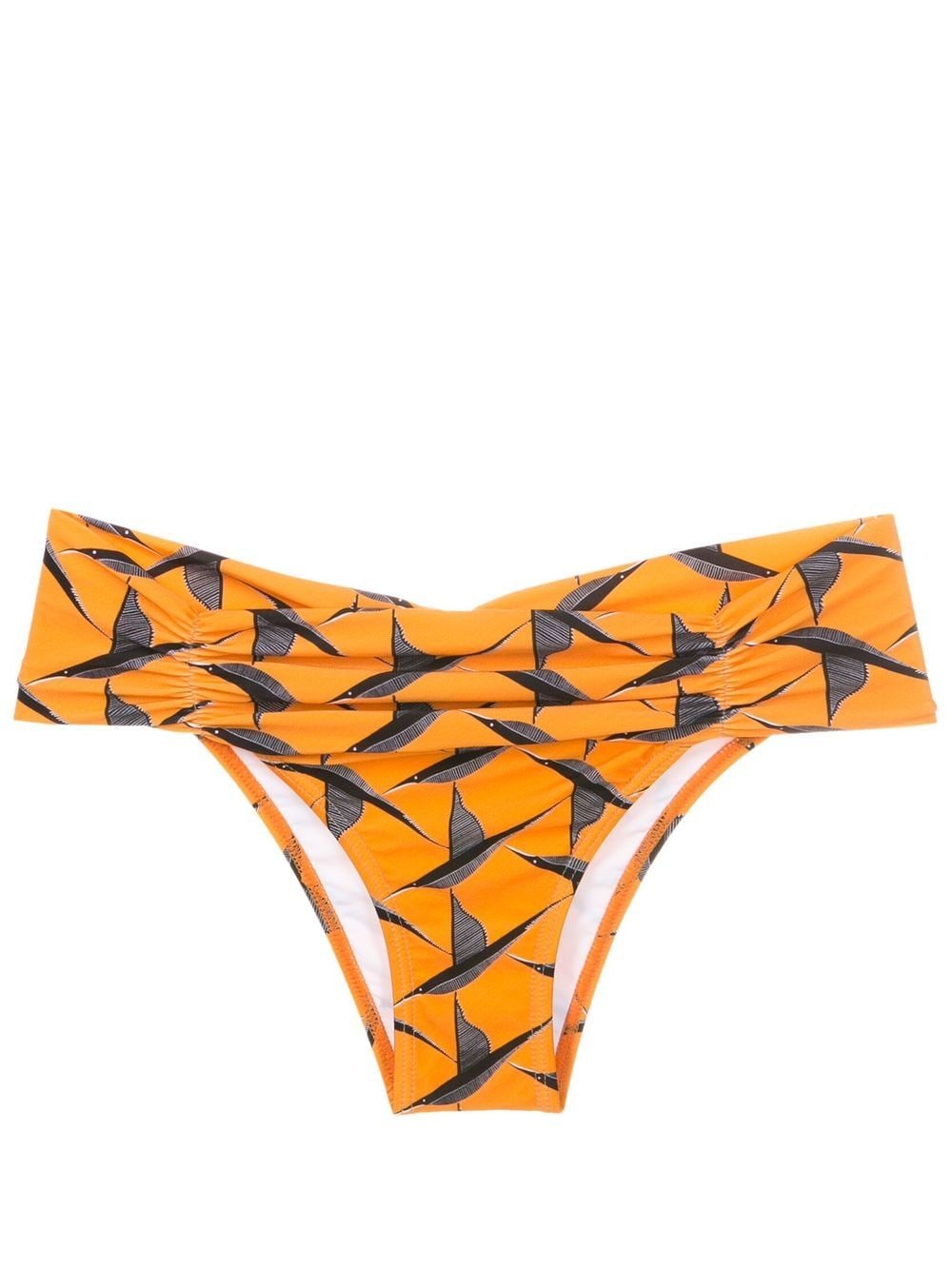 Lygia & Nanny Jasper draped-waist bikini bottom - Orange von Lygia & Nanny