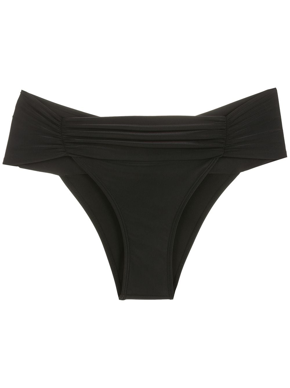 Lygia & Nanny Jasper ruched bikini bottoms - Black von Lygia & Nanny