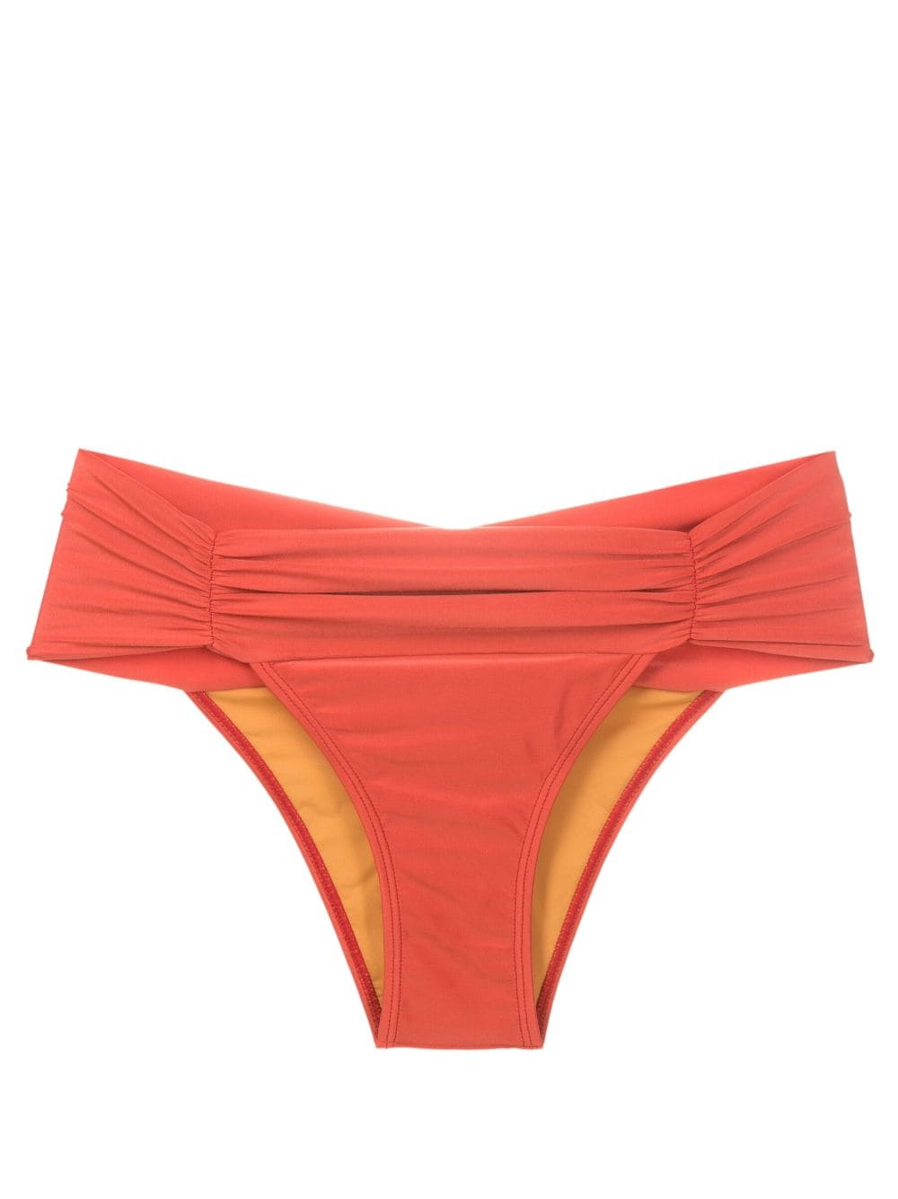 Lygia & Nanny Jasper ruched bikini bottoms - Orange von Lygia & Nanny