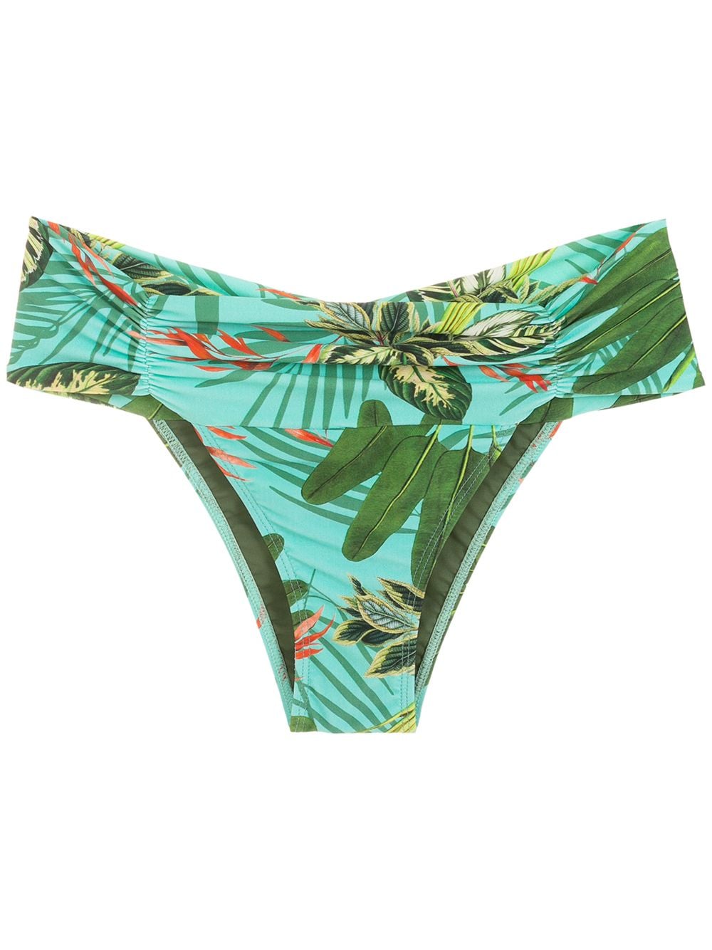 Lygia & Nanny Jasper tropical print bikini bottoms - Green von Lygia & Nanny