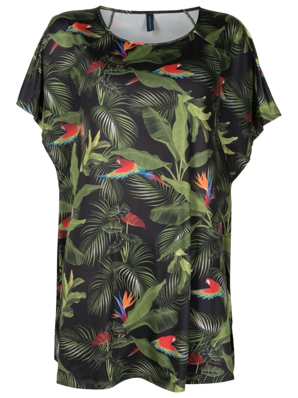 Lygia & Nanny Kala botanical-print minidress - Green von Lygia & Nanny