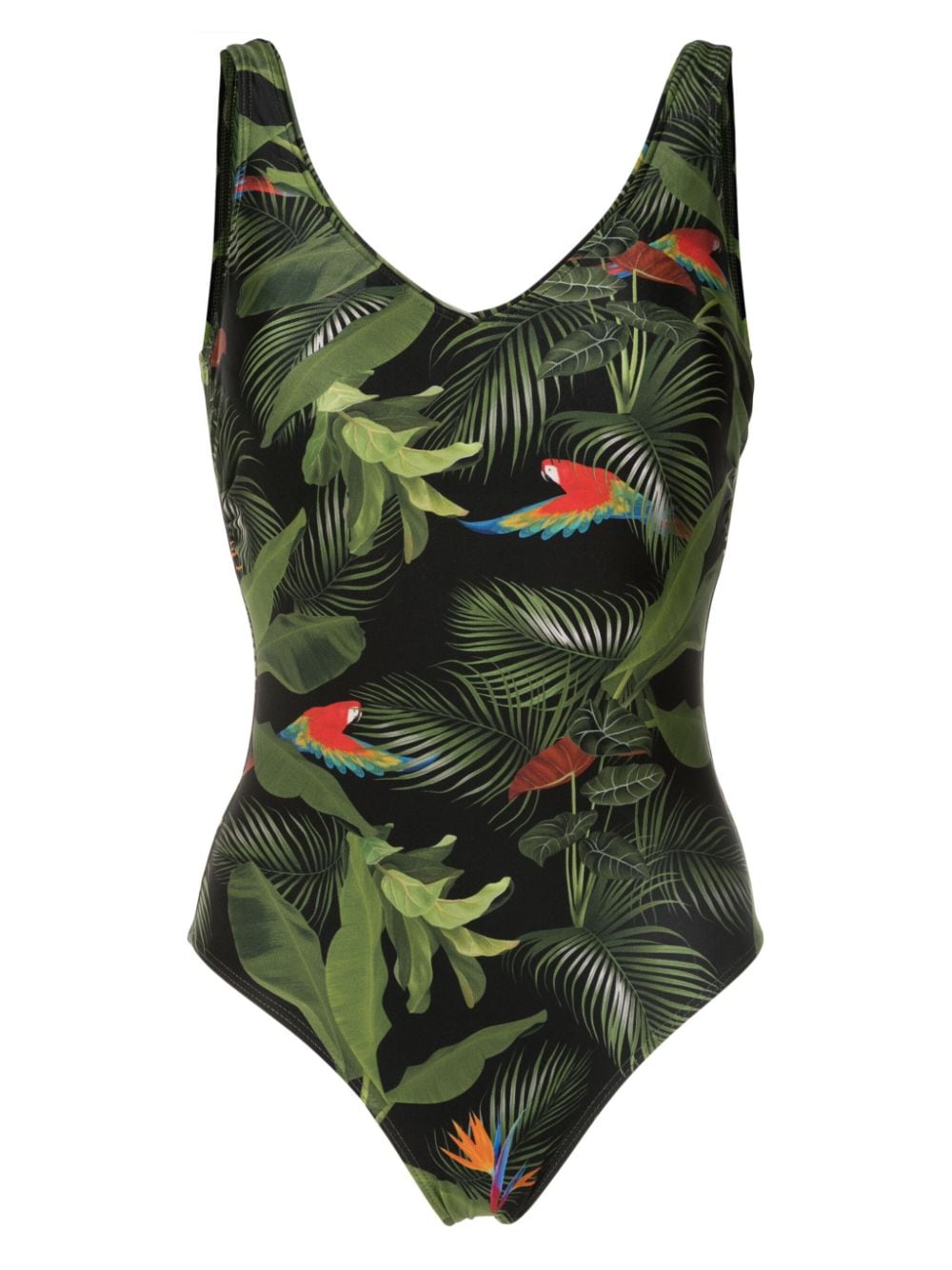 Lygia & Nanny Laila leaf-print swimsuit - Green von Lygia & Nanny