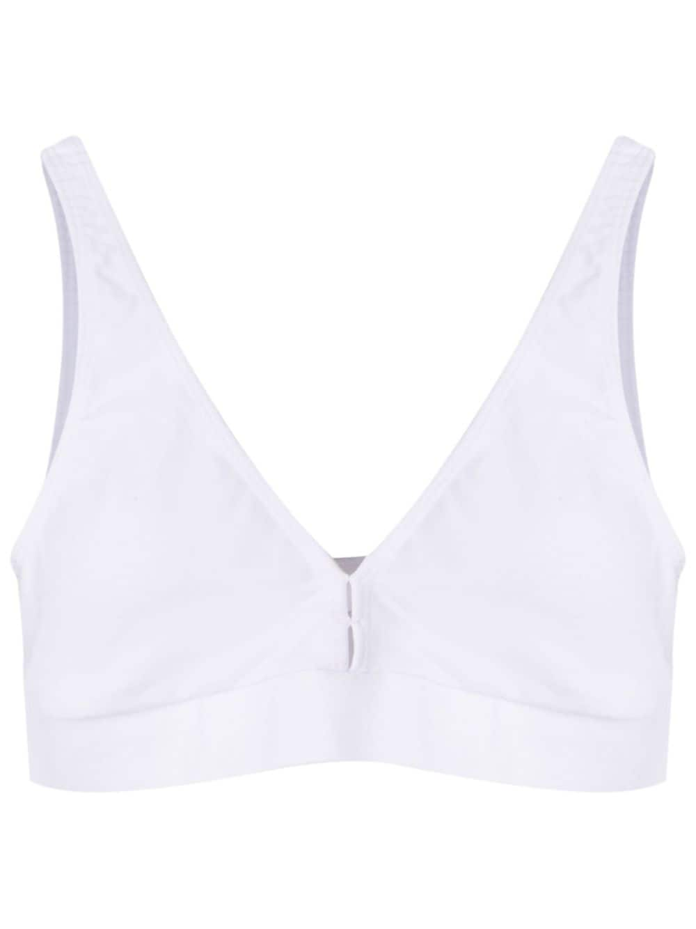 Lygia & Nanny Life V-neck sports bra - White von Lygia & Nanny