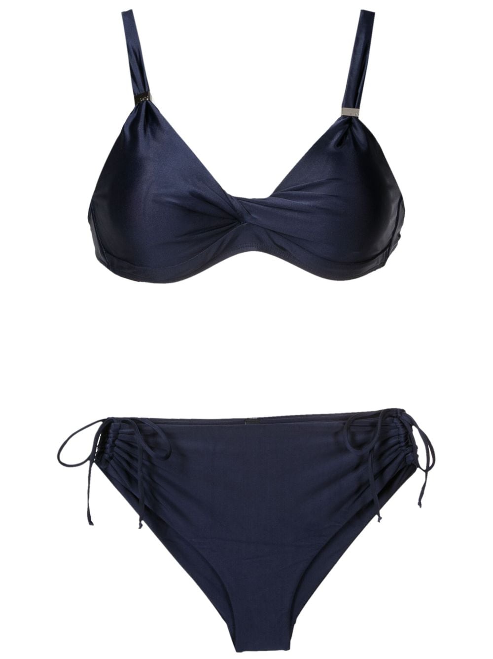 Lygia & Nanny Marcela two-piece bikini set - Blue von Lygia & Nanny