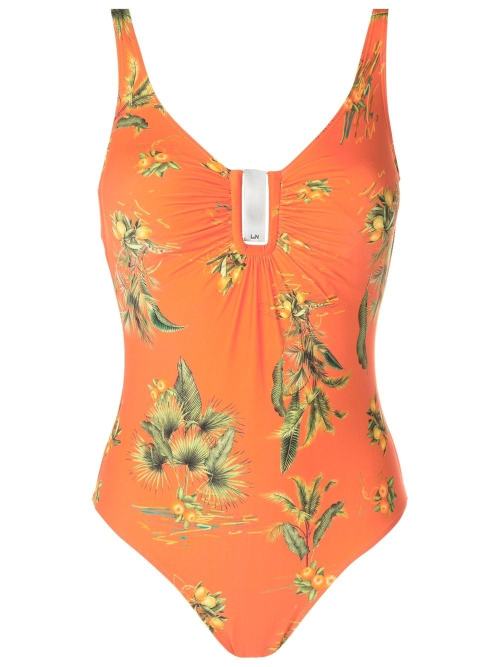 Lygia & Nanny Mirassol floral-print swimsuit - Orange von Lygia & Nanny