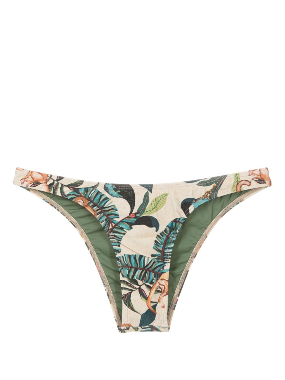 Lygia & Nanny Nikita graphic-print bikini bottoms - Neutrals von Lygia & Nanny