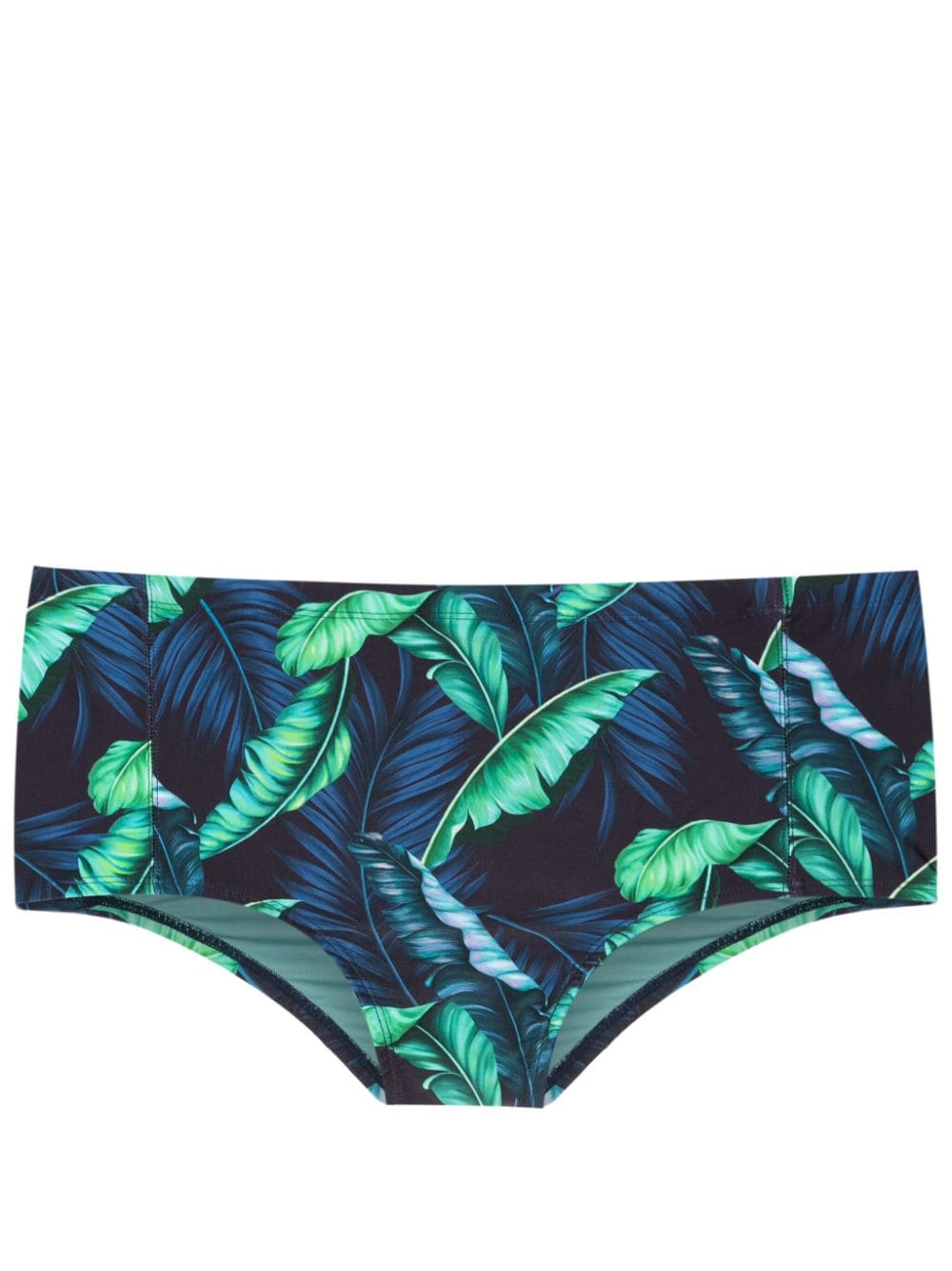 Lygia & Nanny Parati leaf-print swimming trunks - Blue von Lygia & Nanny