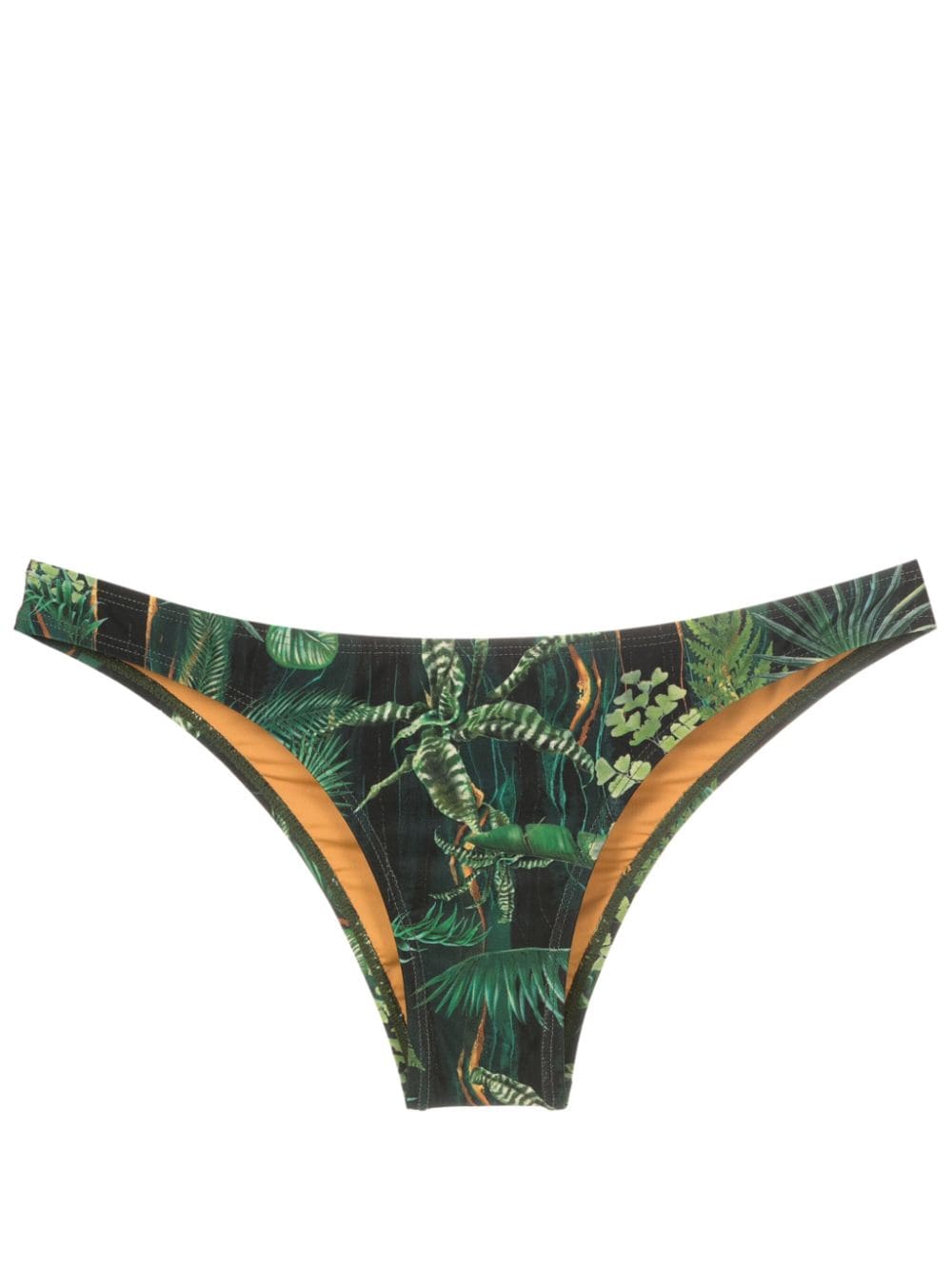 Lygia & Nanny Poipu leaf-print bikini bottoms - Green von Lygia & Nanny