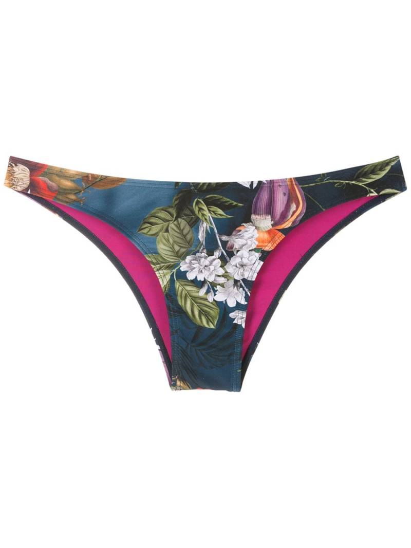 Lygia & Nanny Poipu print bikini bottoms - Blue von Lygia & Nanny