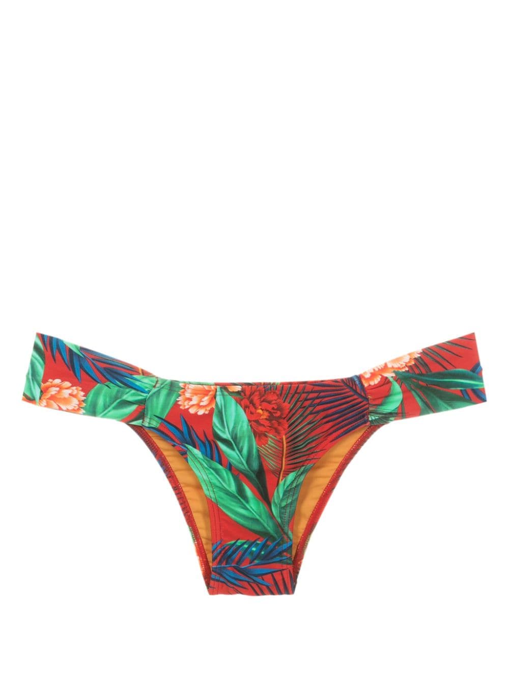 Lygia & Nanny Ritz botanical-print bikini bottoms - Red von Lygia & Nanny