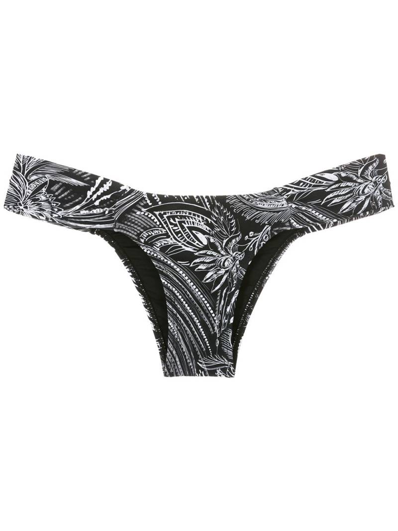 Lygia & Nanny Ritz printed bikini bottom - Black von Lygia & Nanny