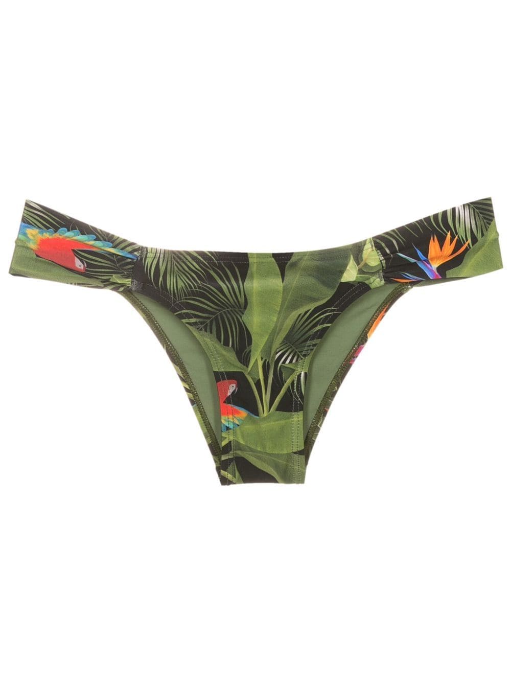 Lygia & Nanny Ritz ruched-sides bikini bottom - Green von Lygia & Nanny