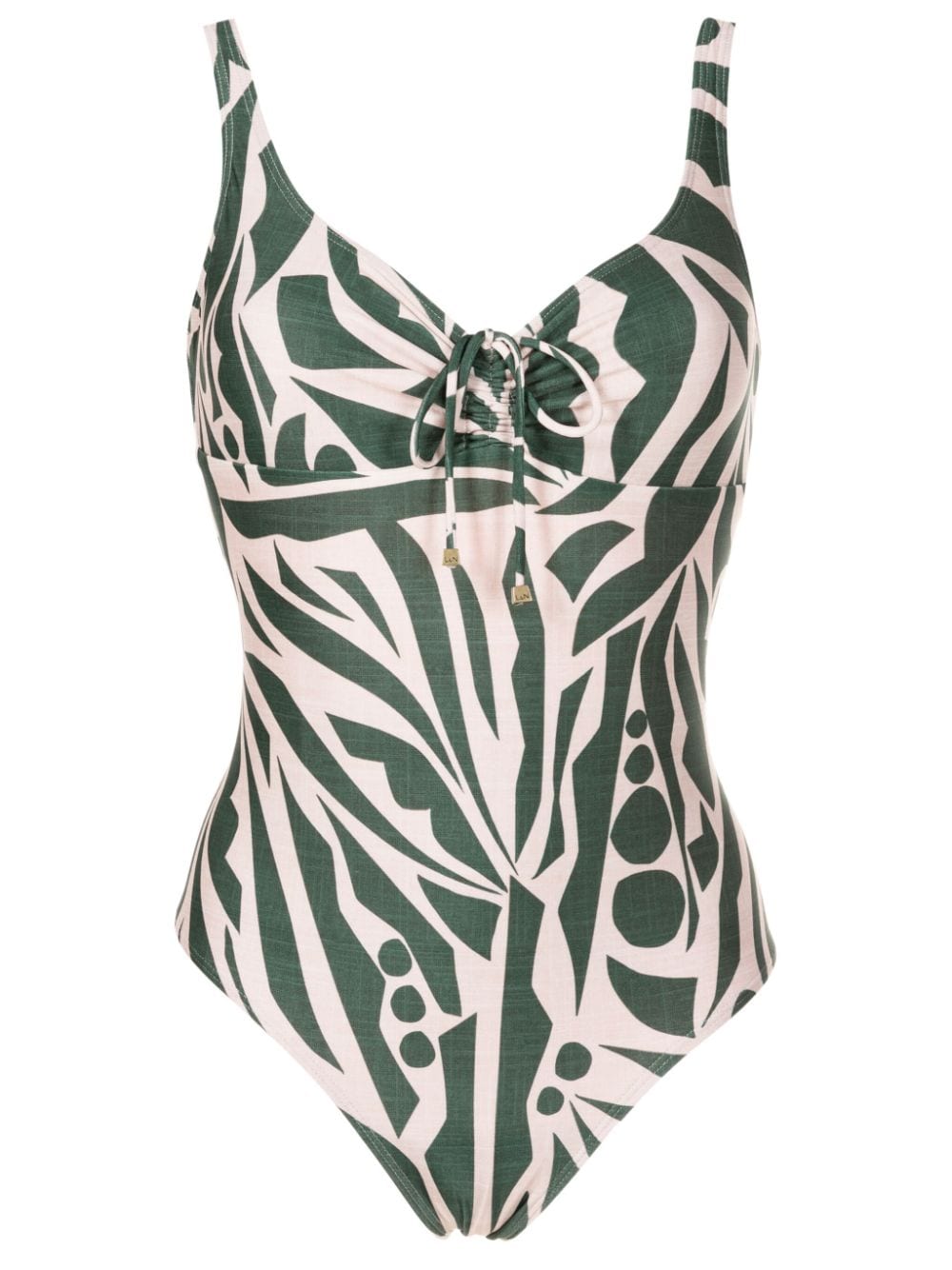 Lygia & Nanny Rosa abstract-print one-piece - Green