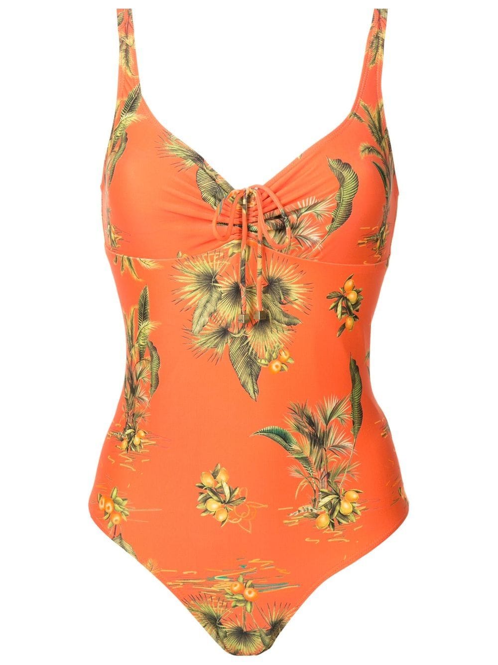 Lygia & Nanny Rosa floral-print swimsuit - Orange von Lygia & Nanny