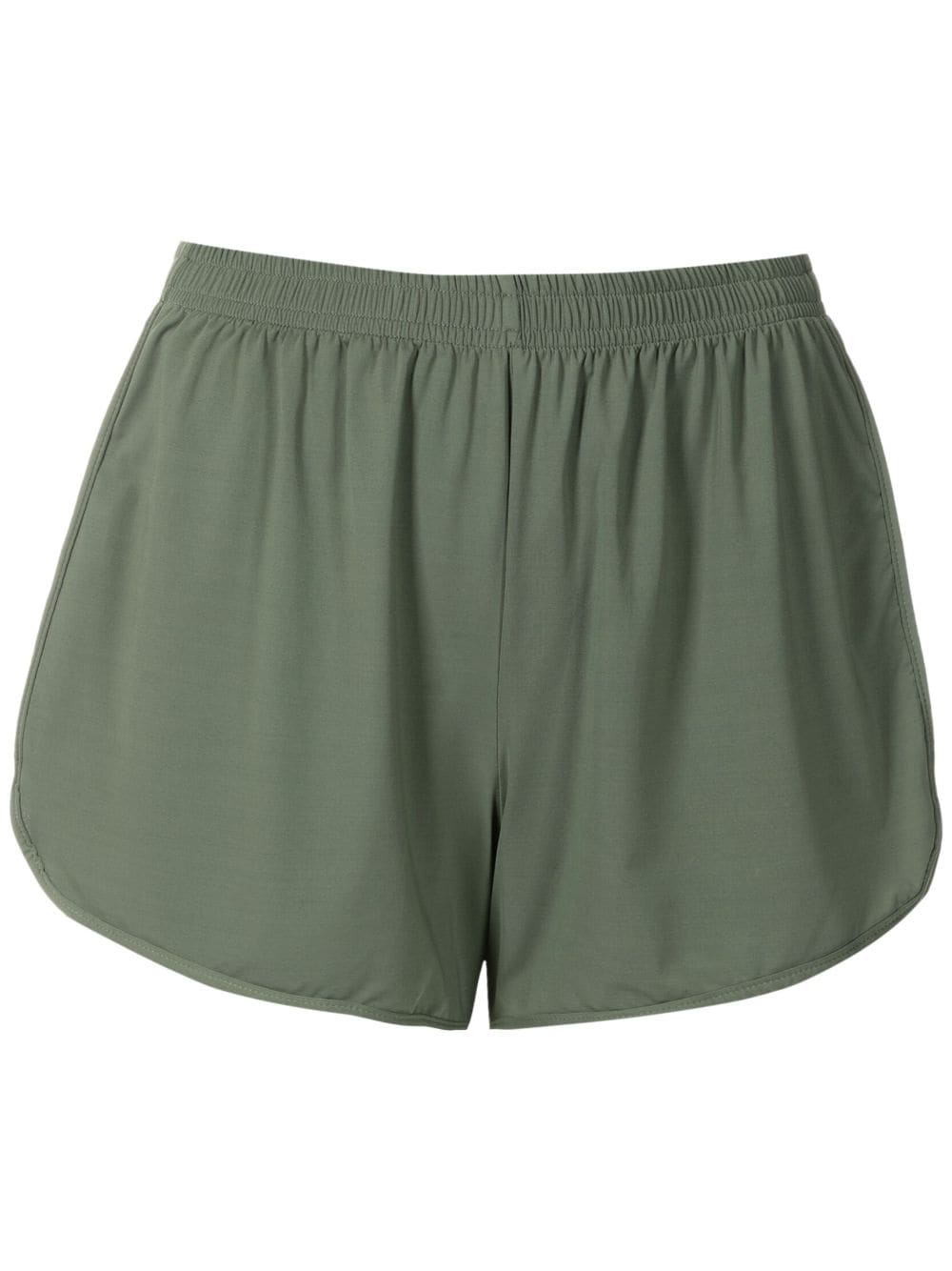 Lygia & Nanny Lee elasticated-waist mini shorts - Green von Lygia & Nanny