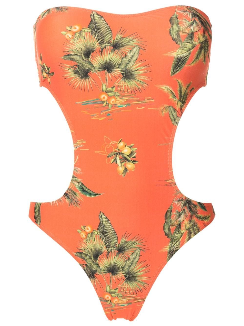 Lygia & Nanny Taylor floral-print swimsuit - Orange von Lygia & Nanny