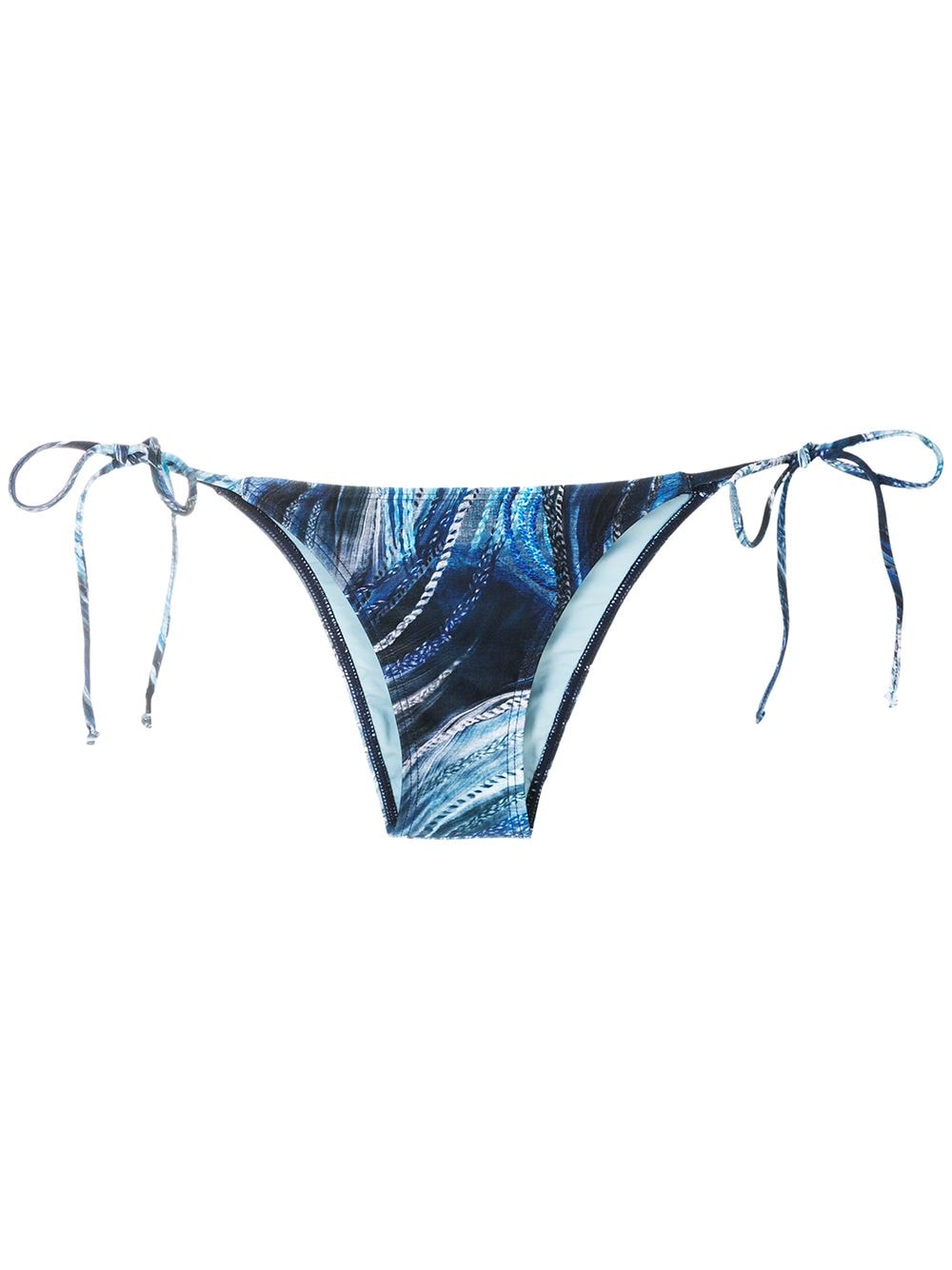 Lygia & Nanny Thai print bikini bottoms - Blue von Lygia & Nanny