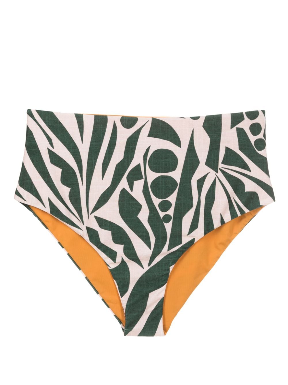 Lygia & Nanny Violeta high-waist bikini bottom - Green von Lygia & Nanny