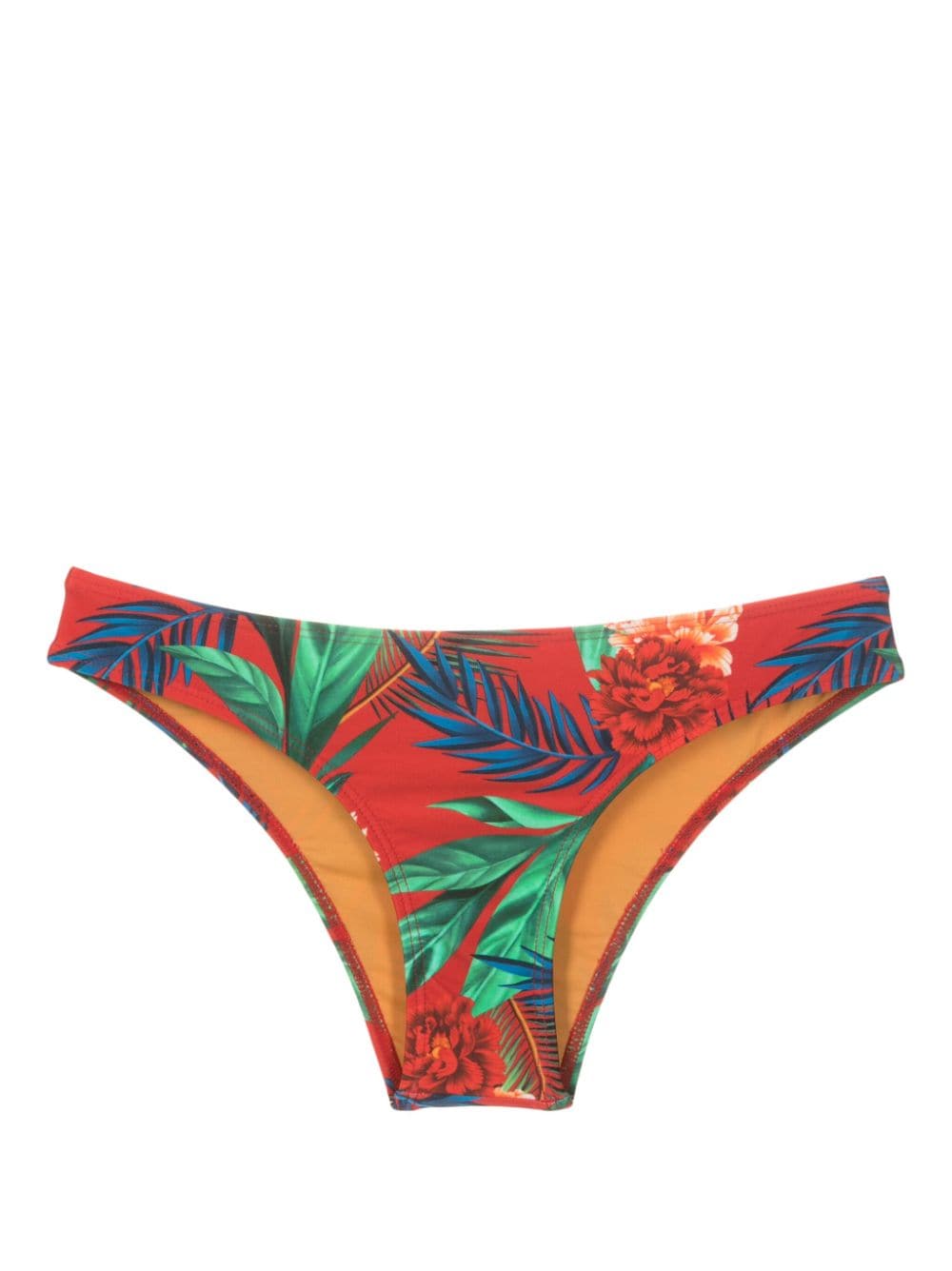 Lygia & Nanny Waikiki floral-print bikini bottoms - Red von Lygia & Nanny