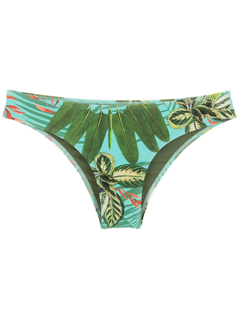 Lygia & Nanny Waikiki tropical print bikini bottoms - Green von Lygia & Nanny