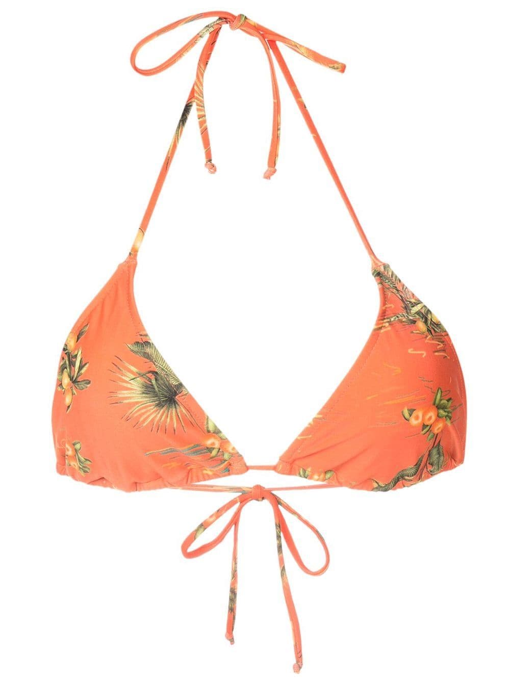 Lygia & Nanny floral-print bikini top - Orange von Lygia & Nanny