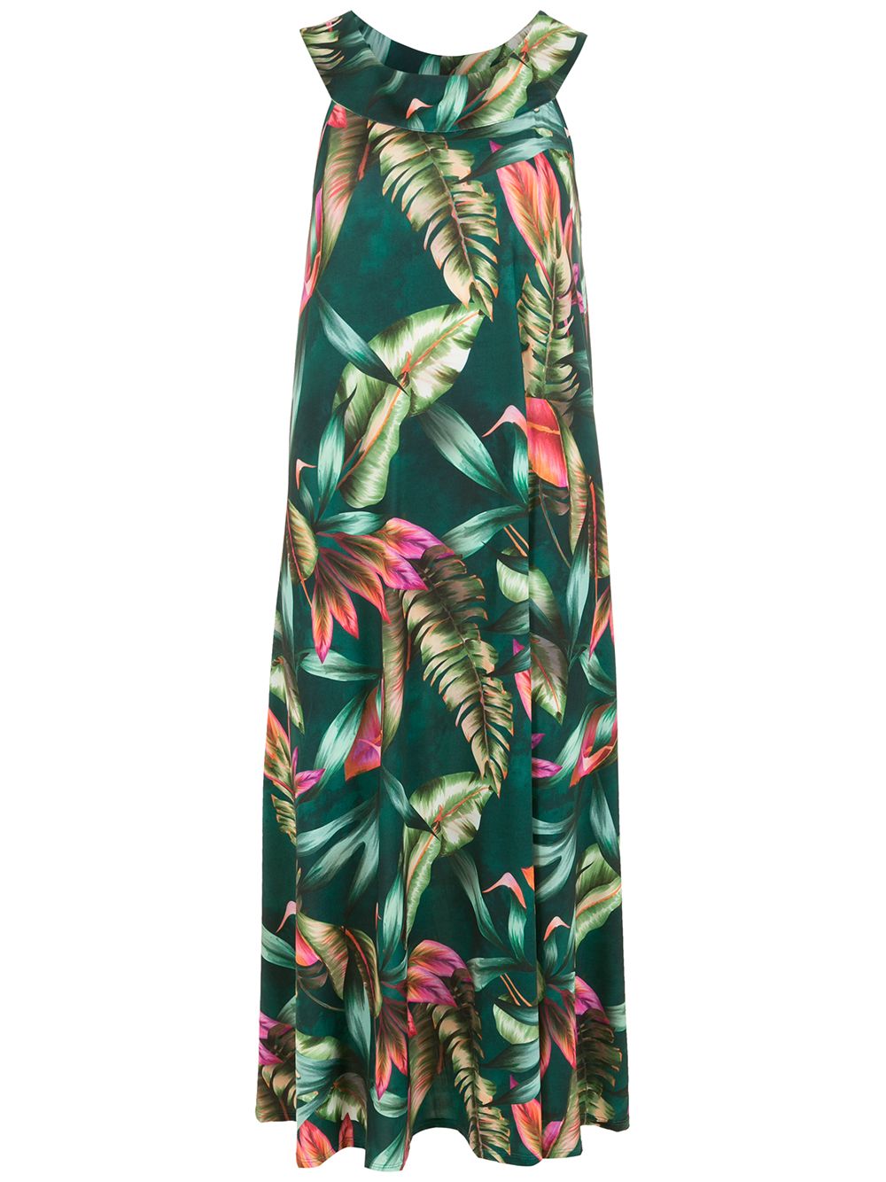 Lygia & Nanny leaf print midi dress - Green von Lygia & Nanny