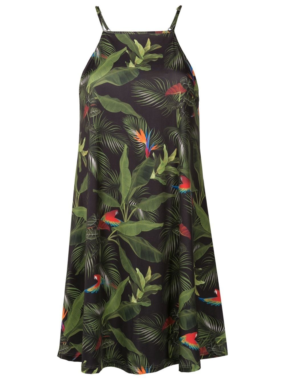 Lygia & Nanny leaf-print mini dress - Green von Lygia & Nanny