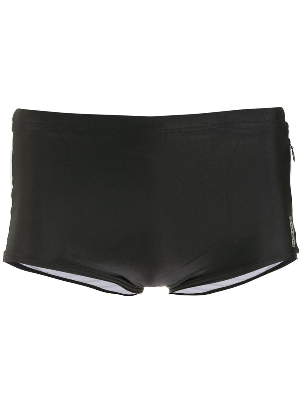 Lygia & Nanny side-stripe swim shorts - Black von Lygia & Nanny