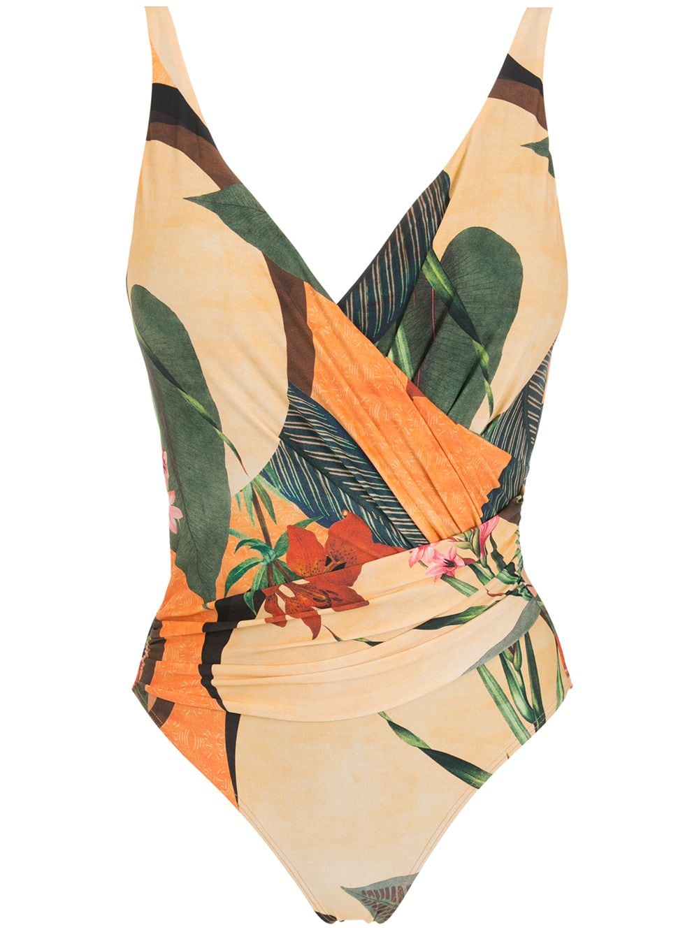 Lygia & Nanny tropical-print swimsuit - Yellow von Lygia & Nanny