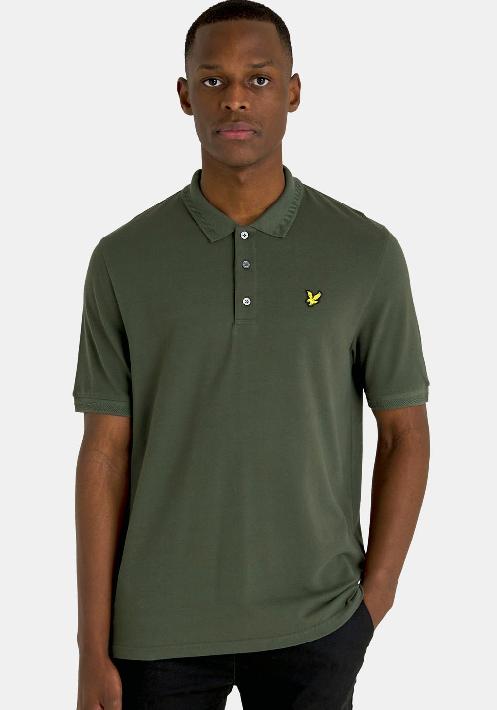 Lyle & Scott Poloshirt, mit Logostickerei von Lyle & Scott