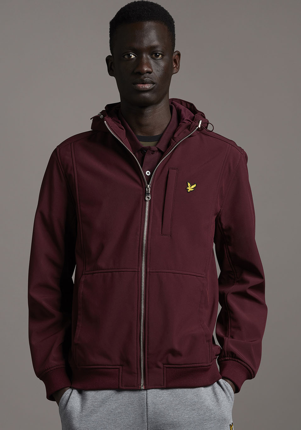 Lyle & Scott Softshelljacke, mit Kapuze von Lyle & Scott