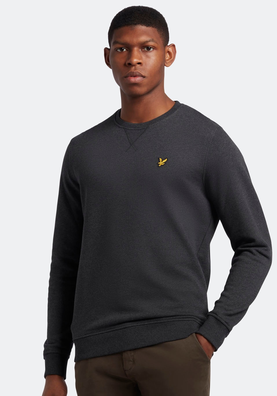 Lyle & Scott Sweatshirt, mit Logostickerei auf der Brust von Lyle & Scott