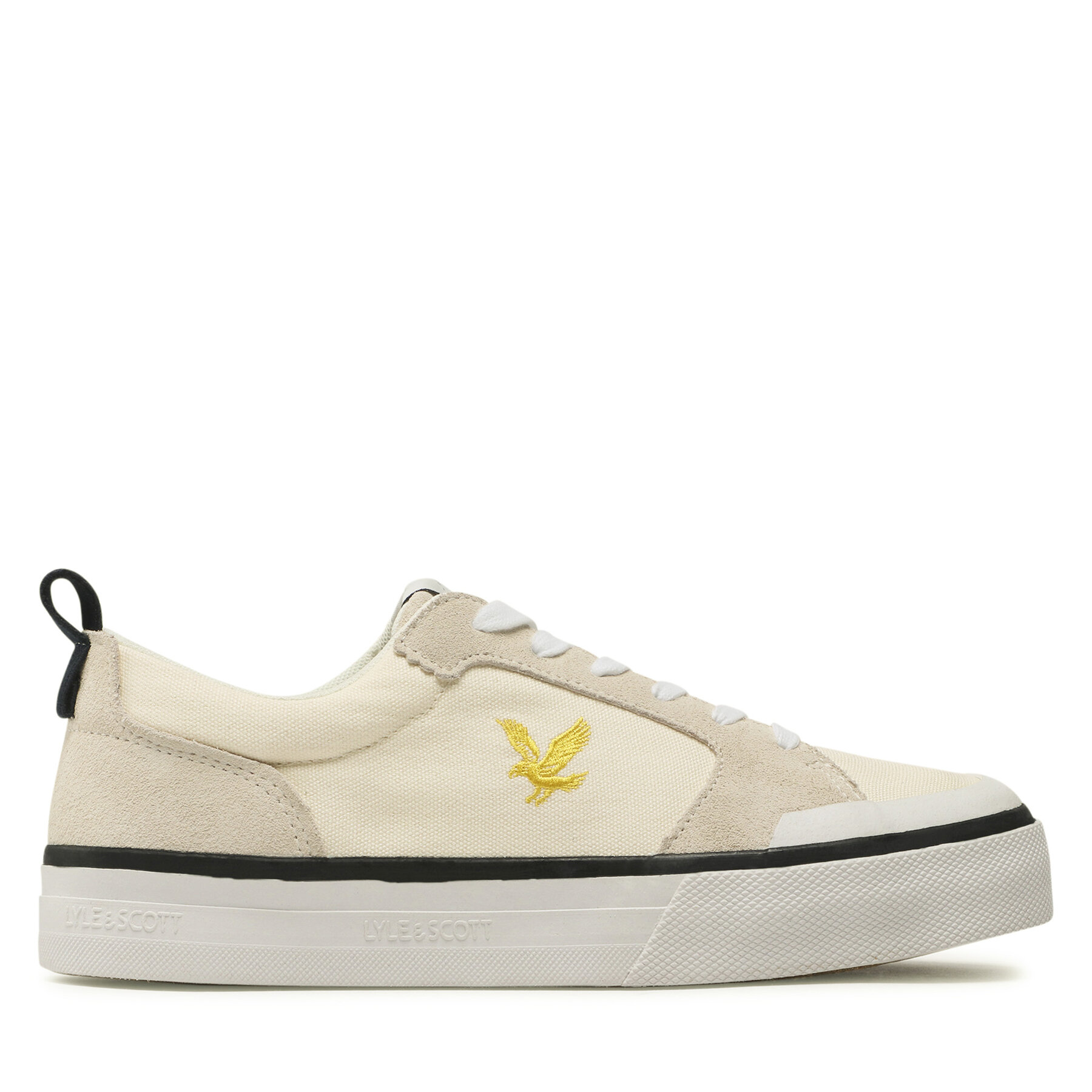 Sneakers aus Stoff Lyle & Scott 1874 Og FW1500 Snow White Z455 von Lyle & Scott