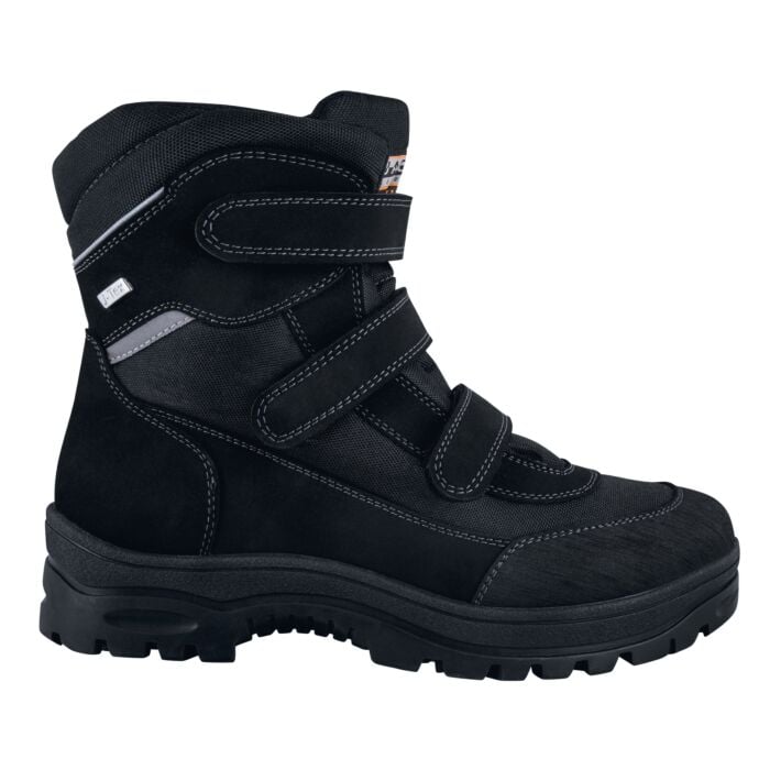 Winterstiefel für Damen und Herren mit Eiskralle, schwarz, 42 von M+G