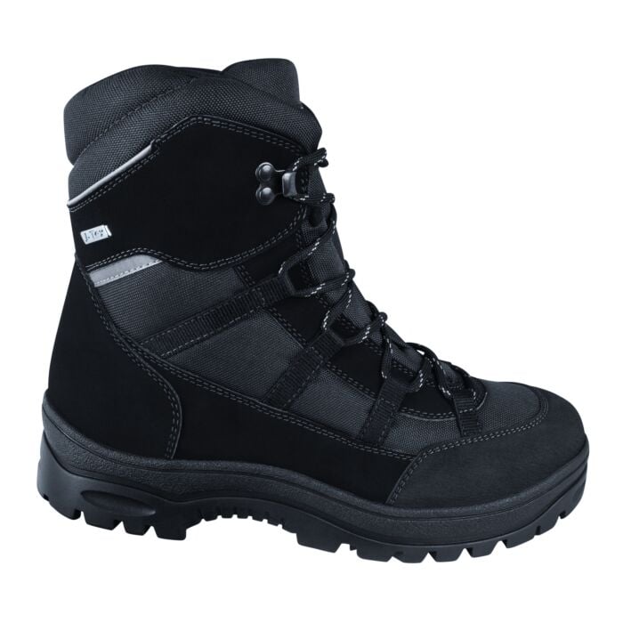 Winterstiefel unisex mit OC System Tipper Eiskralle, schwarz, 42 von M+G