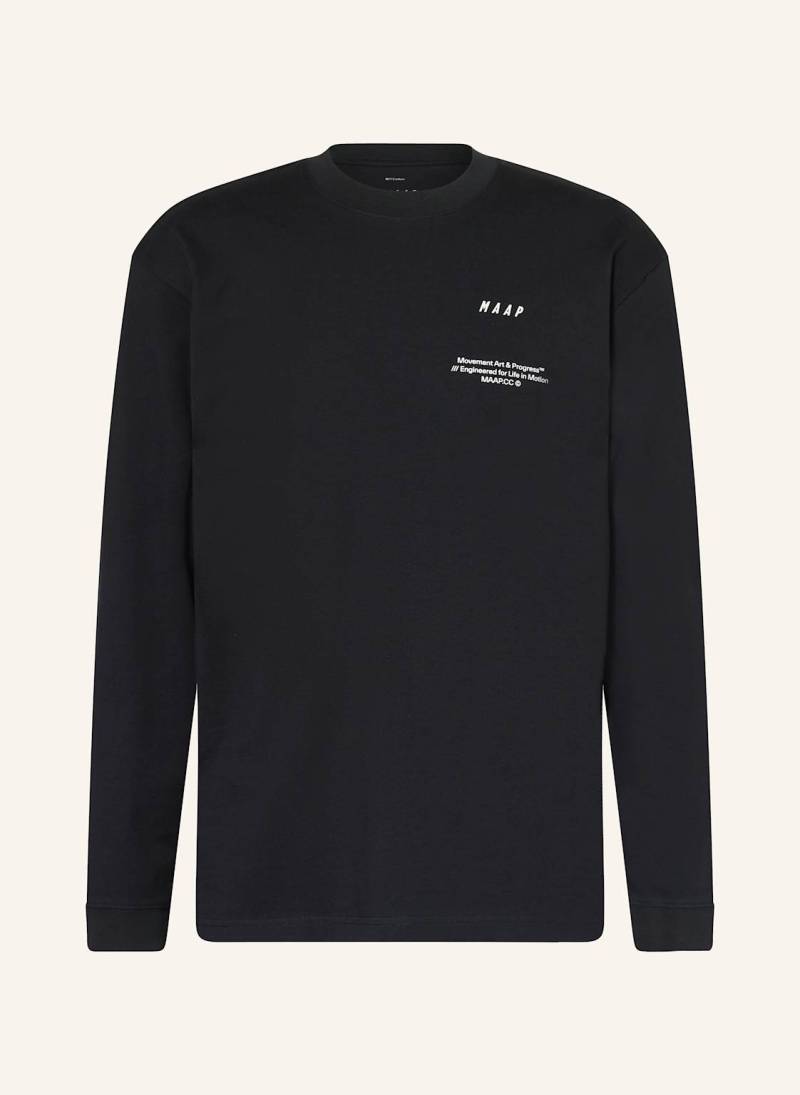 Maap Longsleeve Essentials Print schwarz von MAAP