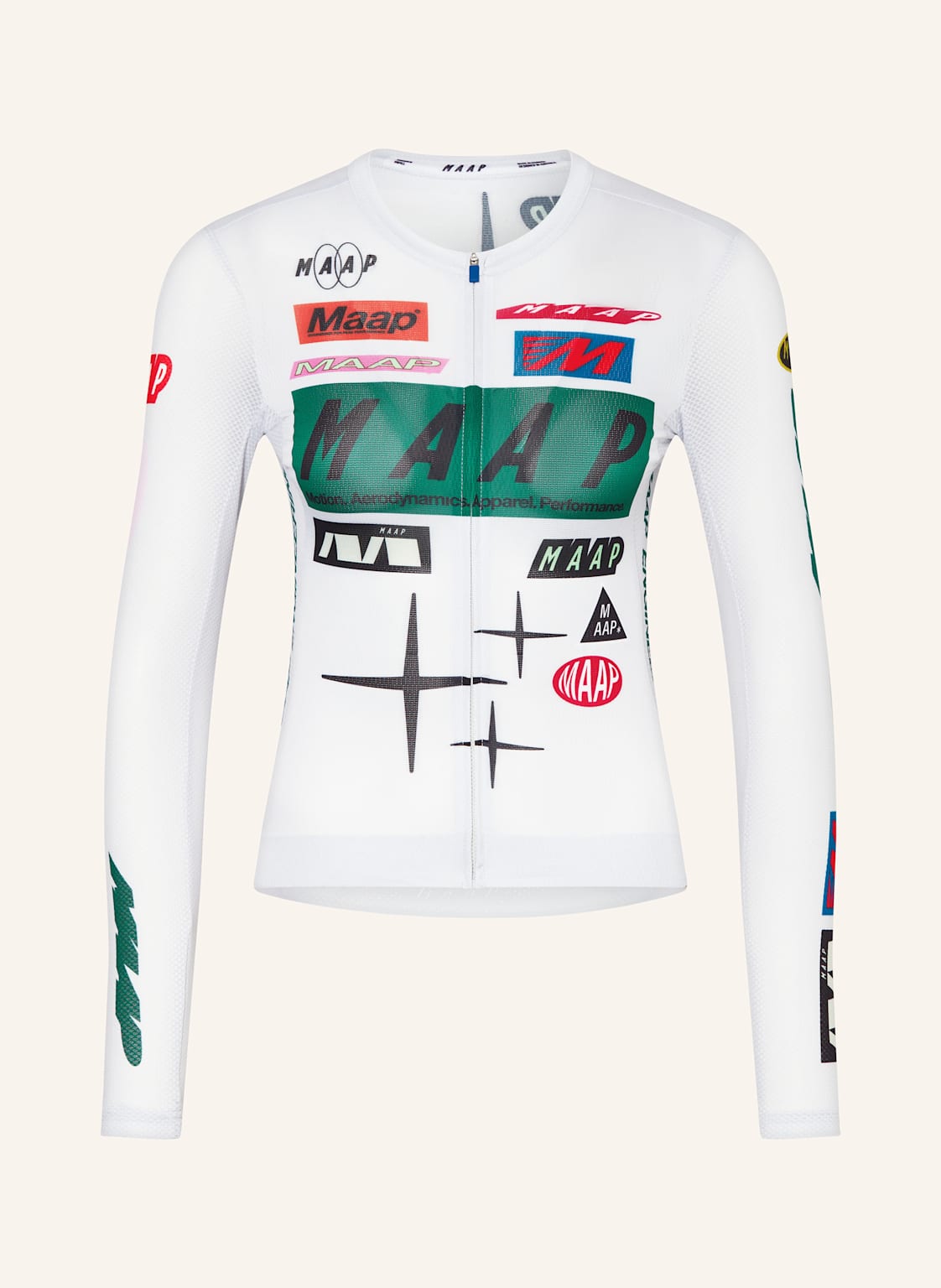 Maap Radtrikot Drome Pro Air Ls 3.0 weiss von MAAP
