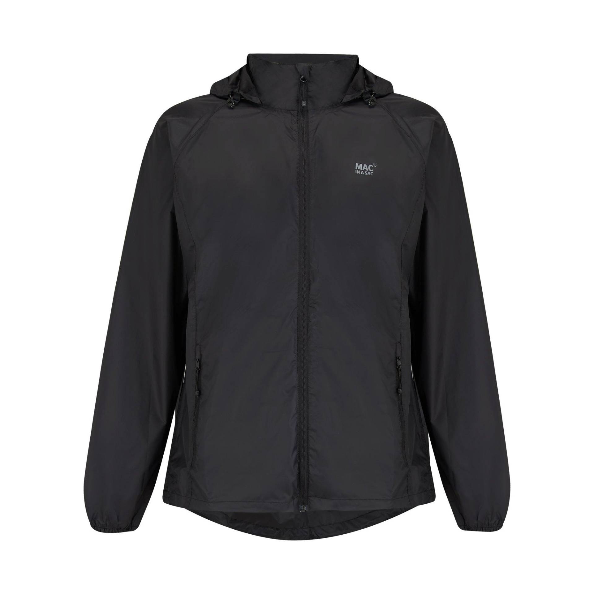 Regenjacke Mit Kapuze Herren Black XXL von MAC IN A SAC